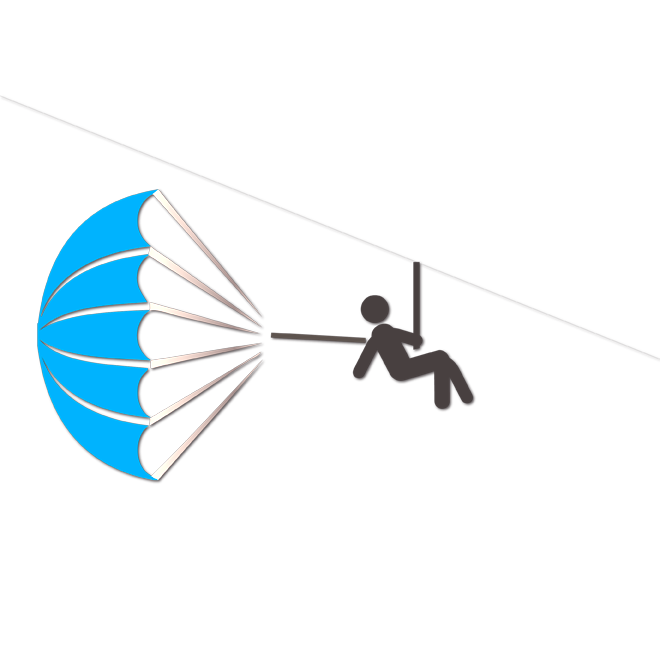 Parachute de secours-Drones