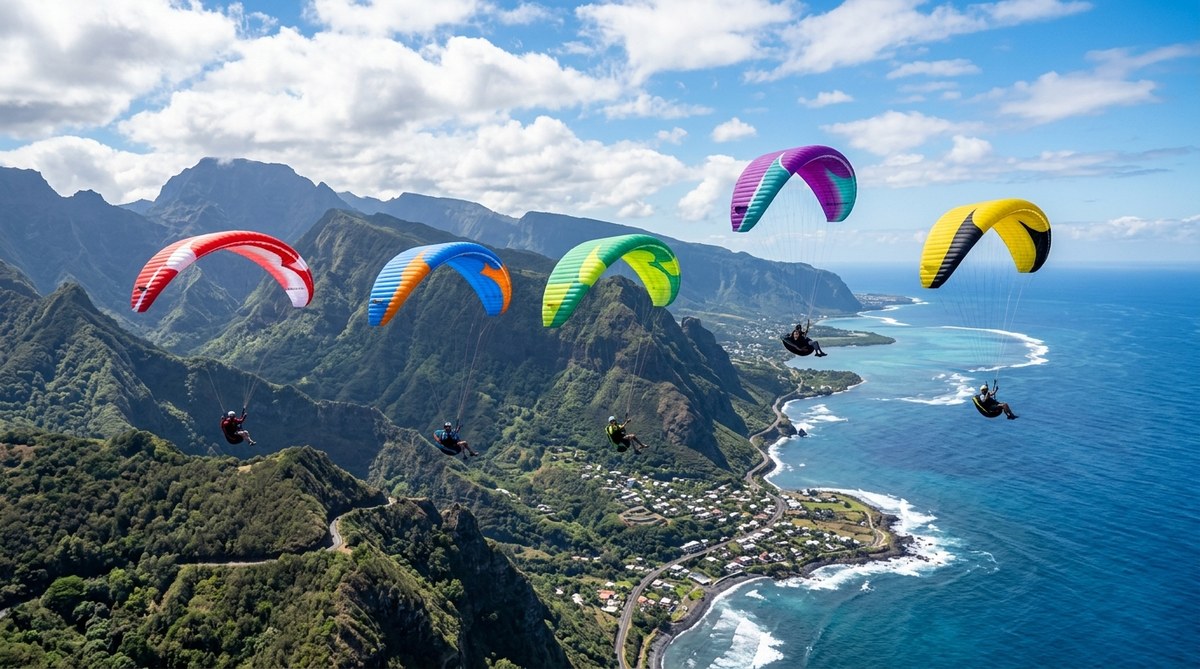 Les 5 Clubs de Parapente Incontournables à La Réunion en 2026