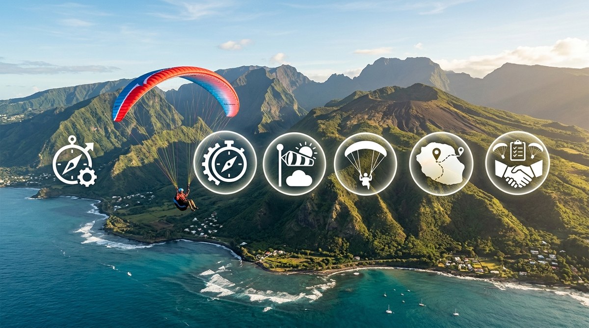 Les 5 Règles d’Or pour un Vol en Parapente Réussi à La Réunion