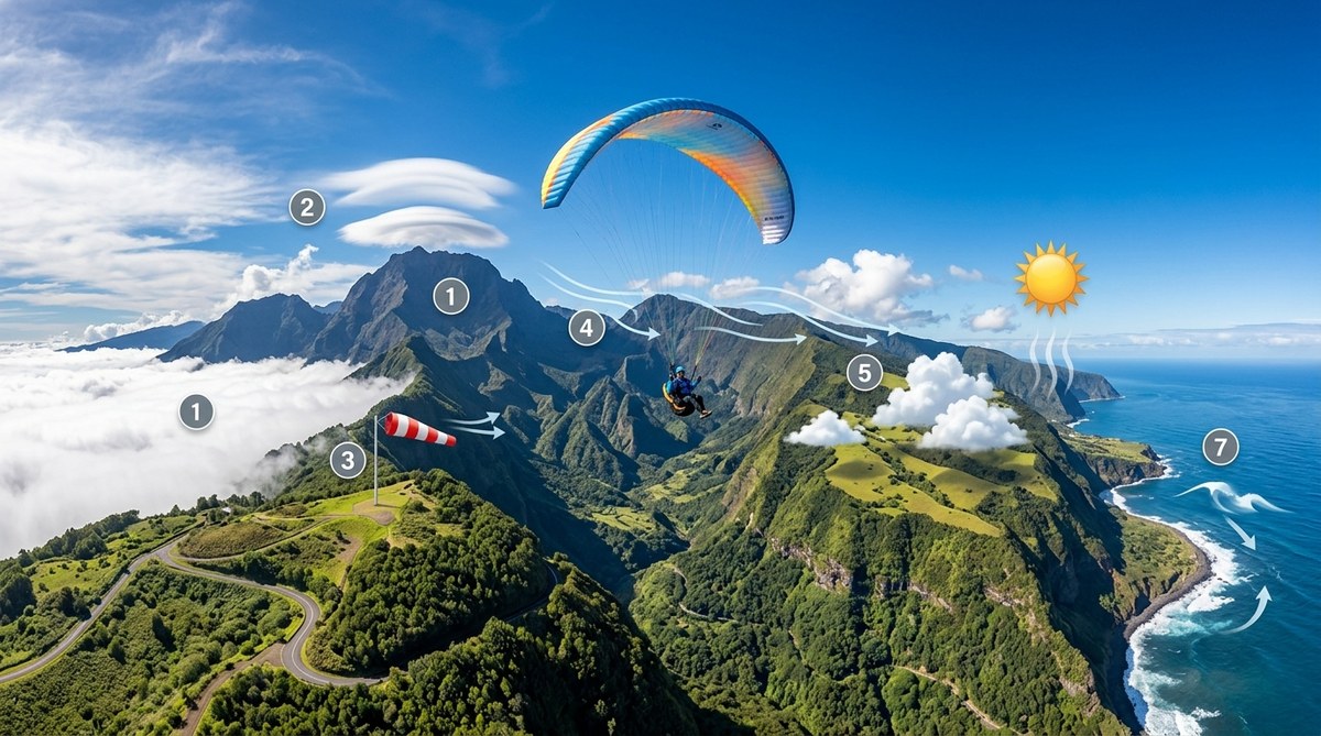 Les 7 Signes Météo Infaillibles Pour Anticiper les Conditions de Vol à La Réunion
