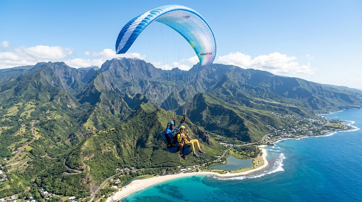 Voler en Tandem à La Réunion : Tout ce qu’il Faut Savoir pour un Premier Vol Inoubliable