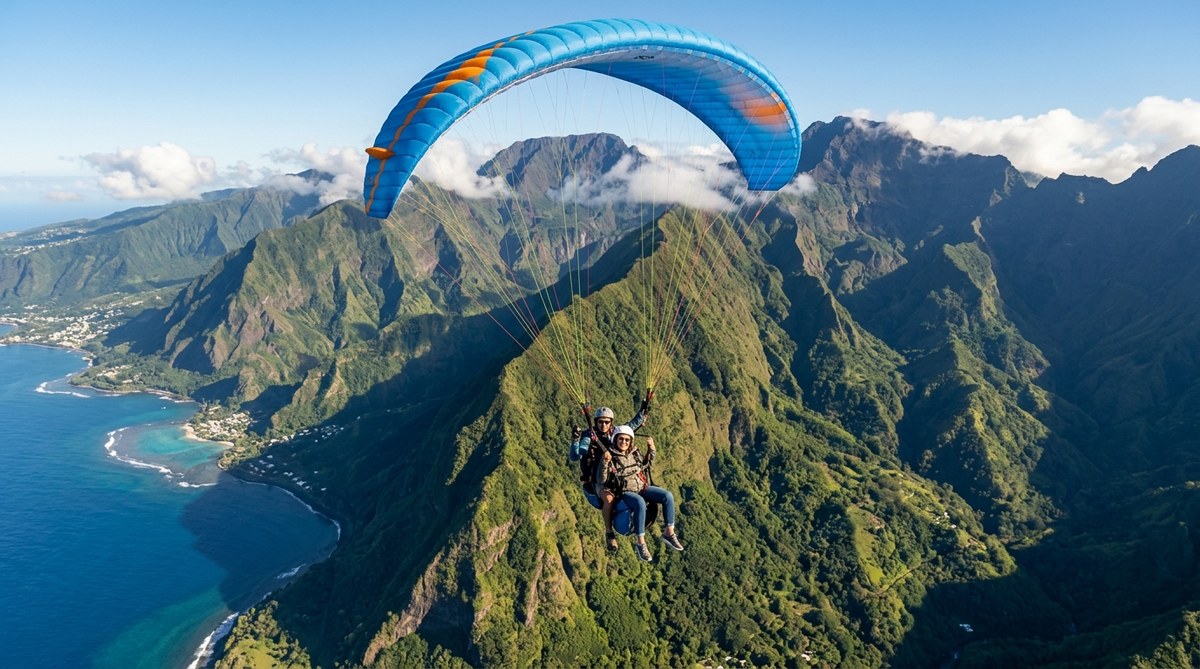 Voler en Tandem à La Réunion : Tout ce qu’il Faut Savoir pour un Premier Vol Inoubliable