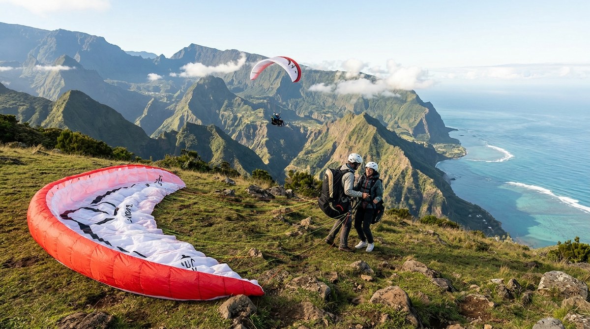 Préparer son Premier Vol en Parapente à La Réunion : Checklist Essentielle