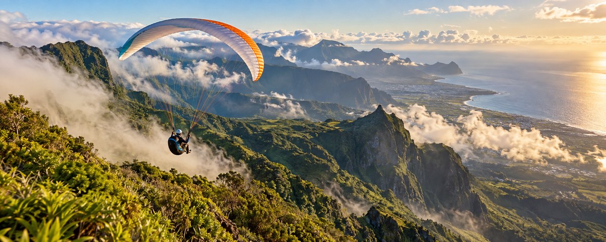 Comment les Alizés et les Brises de Pente Façonnent le Vol en Parapente à La Réunion