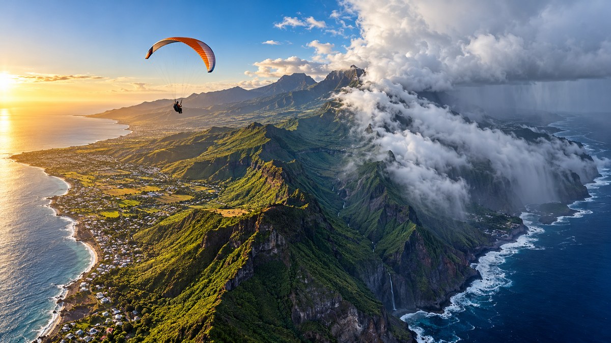 Pourquoi les Conditions de Vol Varient-elles Autant d’un Côté à l’Autre de La Réunion ?